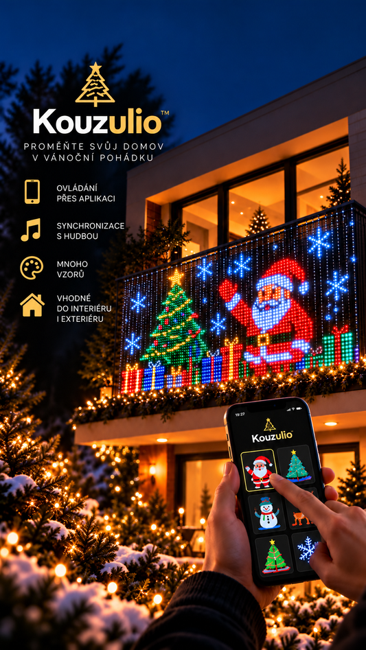 KouzelnáSvětýlka – Inteligentní LED závěs